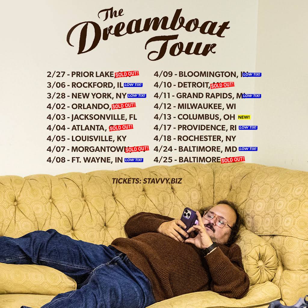 Stavros Halkias tour poster — 2026